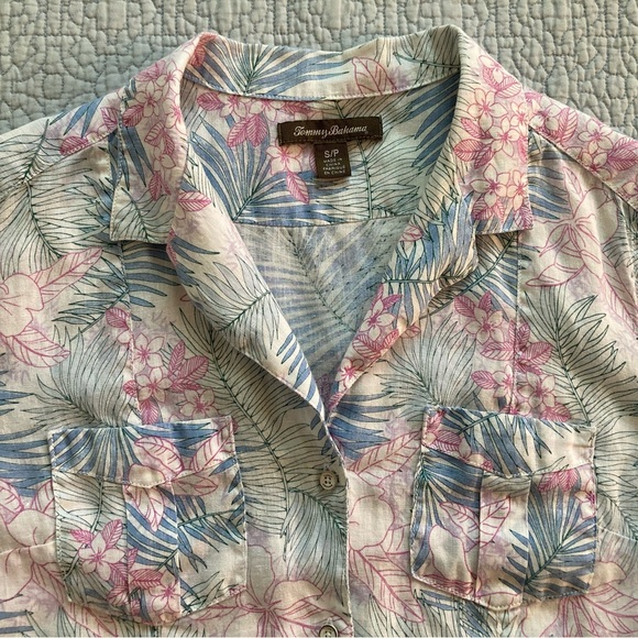 Tommy Bahama Linen Camp Shirt - Picture 3 of 8